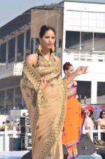 Model walk the ramp for Designer Azeem Khan showcases his latest collection at AGP Million Race in Mumbai on 19th Feb 2012 (61).JPG